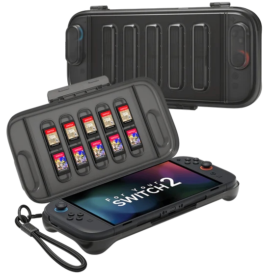 Чехол JSAUX PC0116 для Nintendo Switch 2 Black (6126755803435)