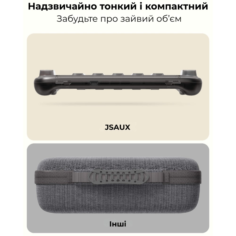 Внешний вид Чехол JSAUX PC0116 для Nintendo Switch 2 Black (6126755803435)