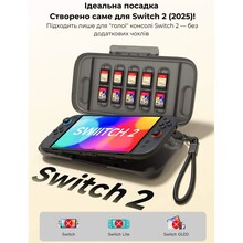 Чехол JSAUX PC0116 для Nintendo Switch 2 Black (6126755803435)