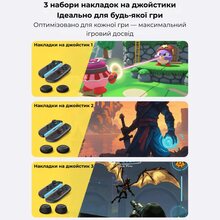 Комплект силиконовых накладок JSAUX GP0404 на стики для Nintendo Switch 2 (6126755803430)