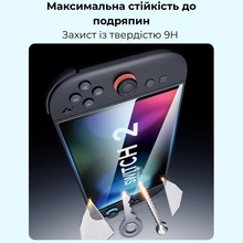 Захисне скло JSAUX GP0123 глянсове 2 шт. для Nintendo Switch 2 (6126755803428)