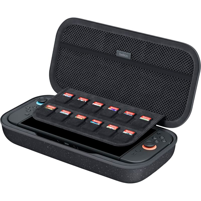 Фото Зарядний чохол BELKIN 10000mAh для Nintendo Switch 2 Charcoal (ENA001HQCH-V2)