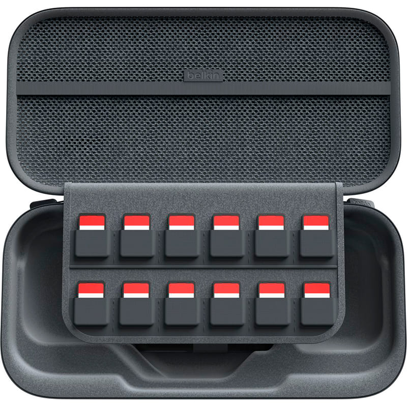 Зарядний чохол BELKIN 10000mAh для Nintendo Switch 2 Charcoal (ENA001HQCH-V2) Колір сірий