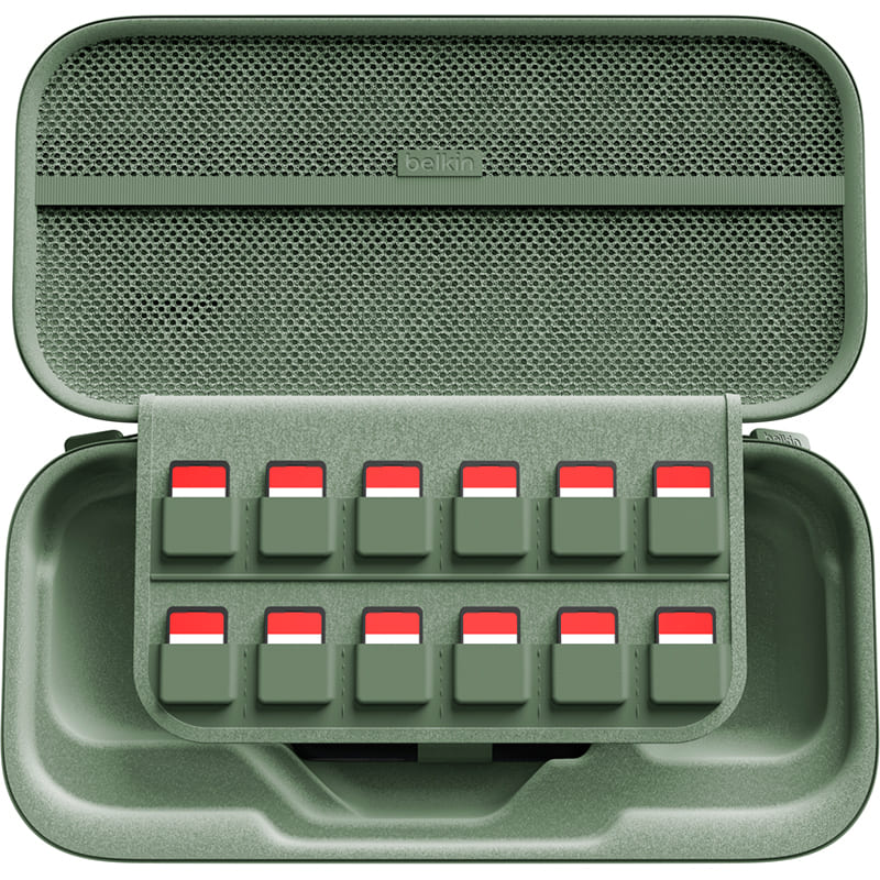 Зарядный чехол BELKIN 10000mAh для Nintendo Switch 2 Sage (ENA001HQSE-V2) Цвет зеленый