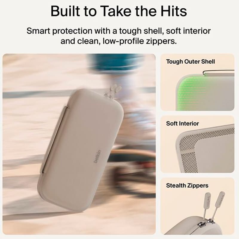 Фото 20 Зарядный чехол BELKIN 10000mAh для Nintendo Switch 2 Sand (ENA001HQSA-V2)