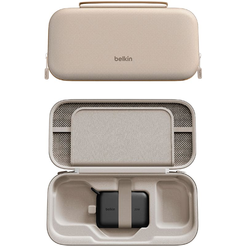 Фото 15 Зарядный чехол BELKIN 10000mAh для Nintendo Switch 2 Sand (ENA001HQSA-V2)