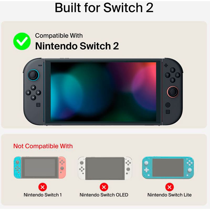 Фото 16 Чохол BELKIN Travel Case для Nintendo Switch 2 Charcoal (ENA002HQCH)