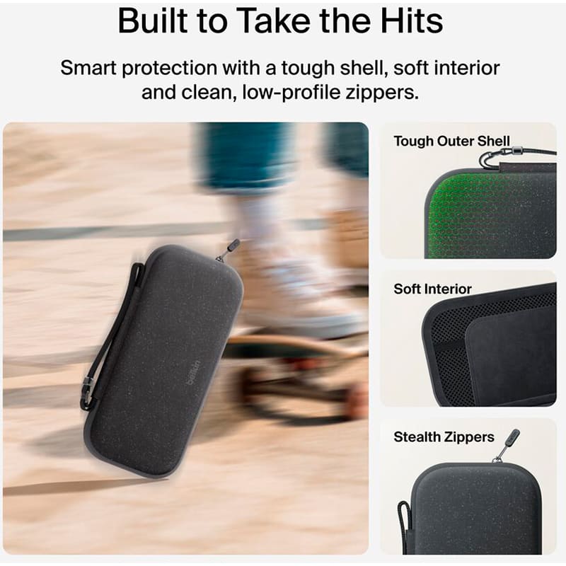 Фото 18 Чохол BELKIN Travel Case для Nintendo Switch 2 Charcoal (ENA002HQCH)