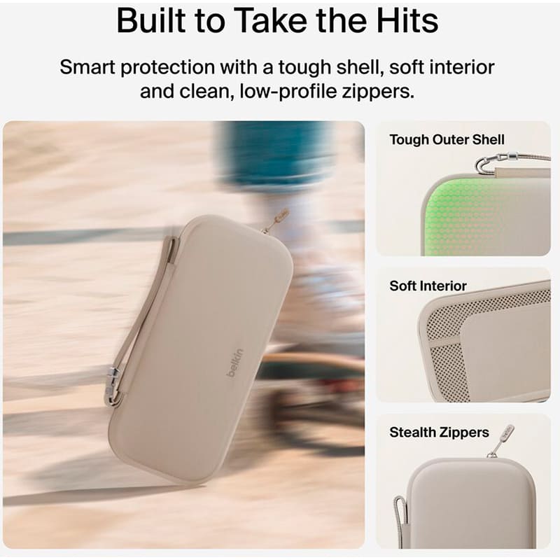 Фото 15 Чохол BELKIN Travel Case для Nintendo Switch 2 Sand (ENA002HQSA)