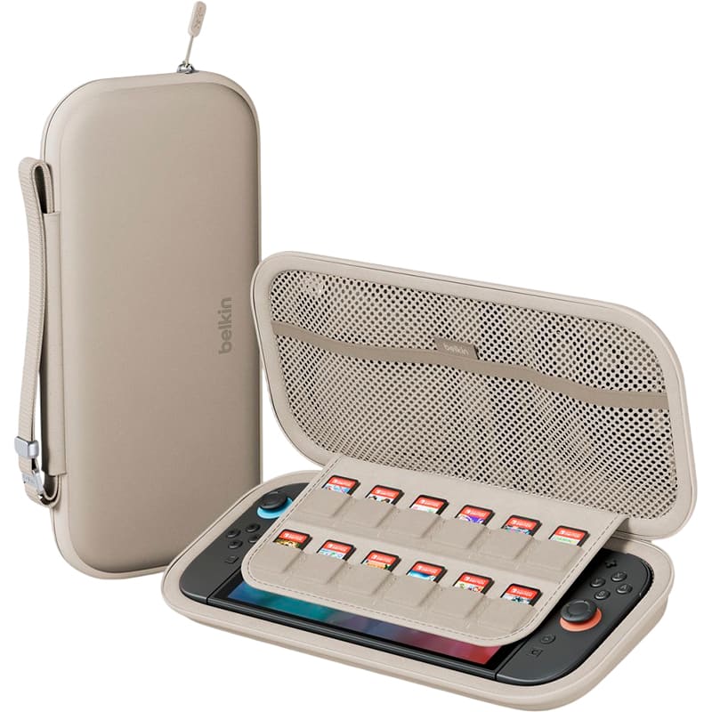 Зображення Чохол BELKIN Travel Case для Nintendo Switch 2 Sand (ENA002HQSA)