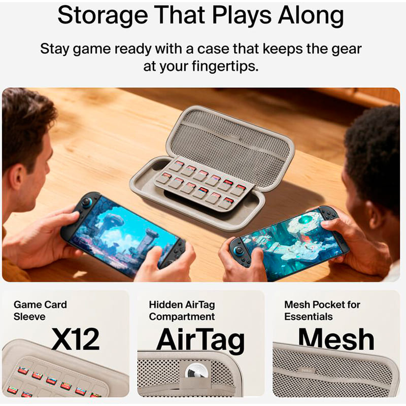 Фото 14 Чохол BELKIN Travel Case для Nintendo Switch 2 Sand (ENA002HQSA)