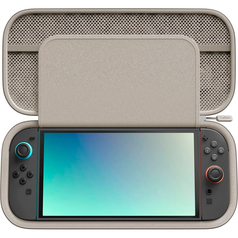 Зовнішній вигляд Чохол BELKIN Travel Case для Nintendo Switch 2 Sand (ENA002HQSA)