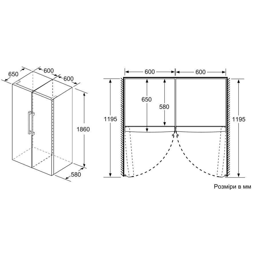 Внешний вид Морозильная камера SIEMENS GS36NFIEV