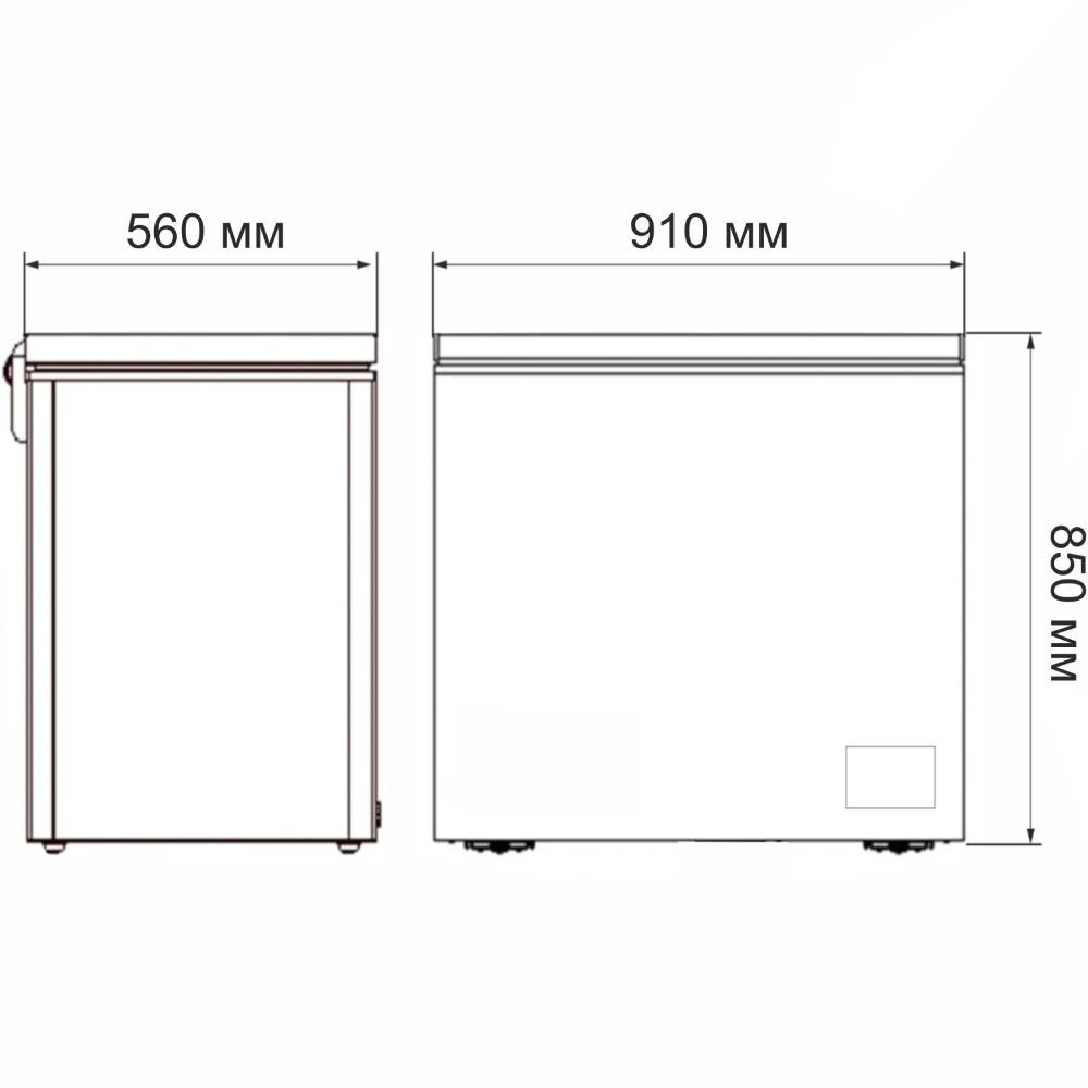 Фото 16 Морозильный ларь ELEYUS HFD085M SV200