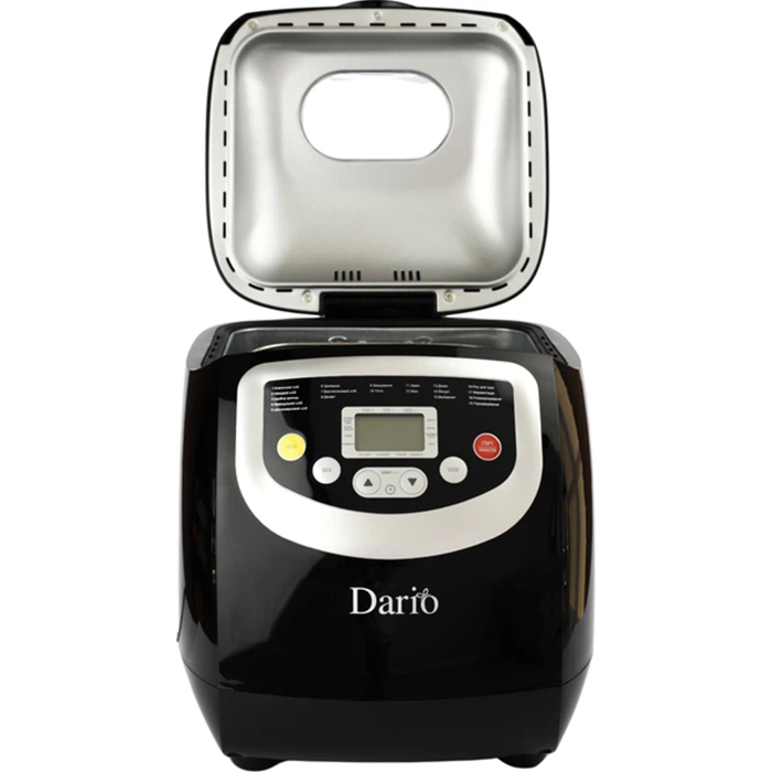 Хлібопічка DARIO DBM1065 black Комплектація мірна склянка, ложка, книга рецептів