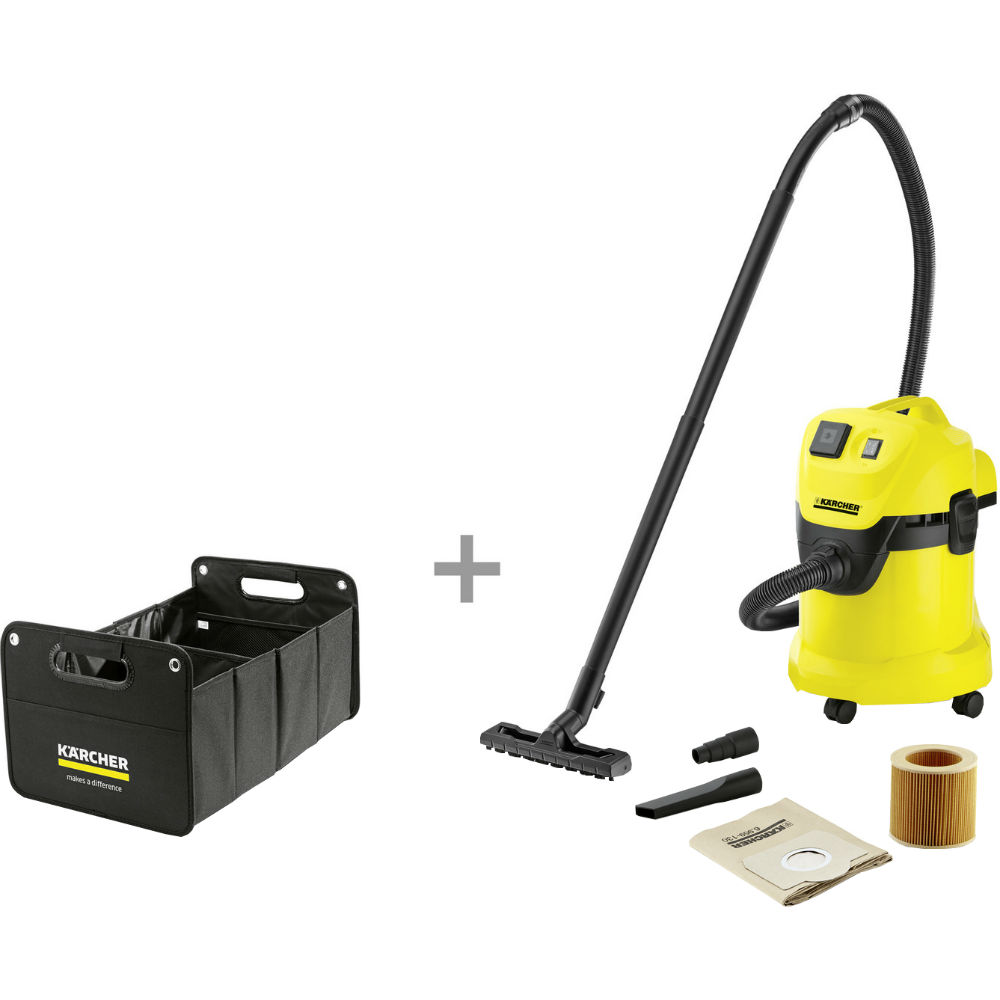 Пилосос KARCHER WD 3 P + органайзер (9.611-315.0)