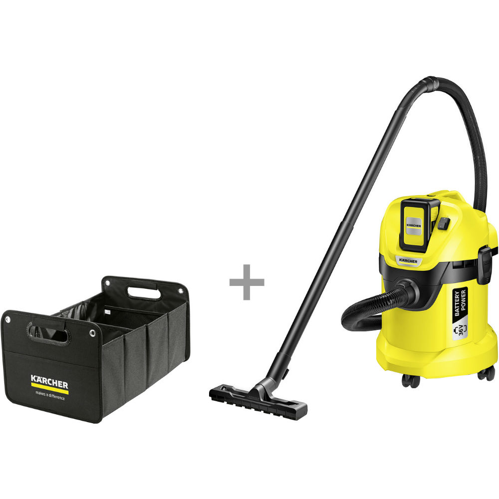 Пилосос KARCHER WD 3 Battery + органайзер (9.611-318.0)