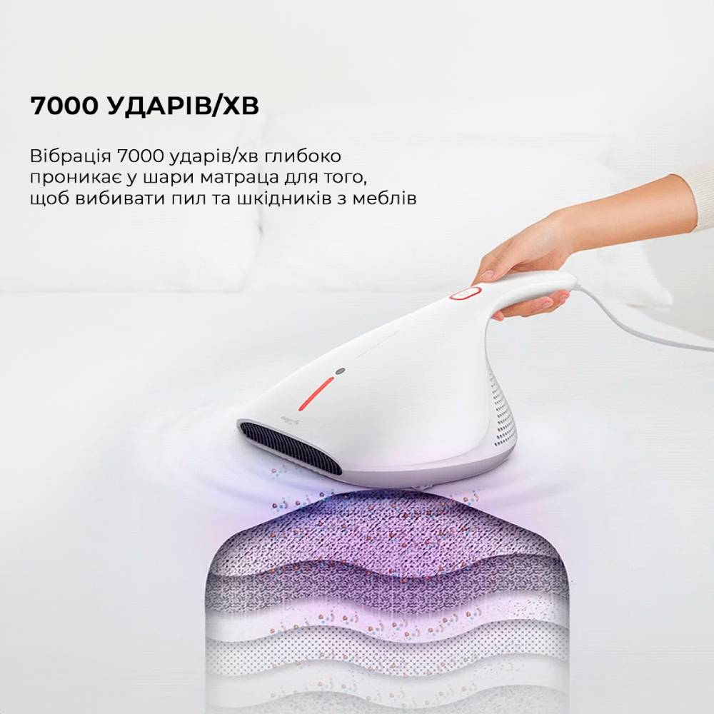 Фото Пилосос DEERMA Handheld Anti-mite Vacuum Cleaner (CM800)