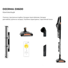 Пылесос DEERMA DX600 Stick Vacuum Cleaner Cord