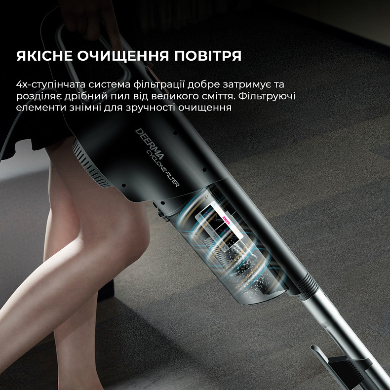 Пылесос DEERMA DX600 Stick Vacuum Cleaner Cord Тип ручной