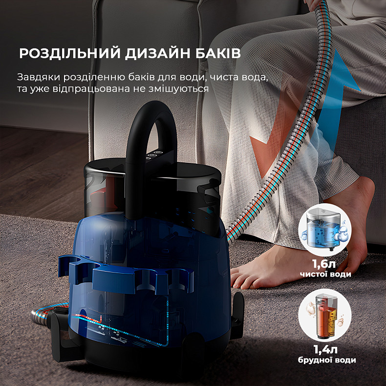 Пылесос DEERMA Suction Vacuum Cleaner DEM-BY200 Мощность потребляемая 850