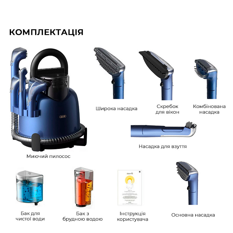 Фото 15 Пылесос DEERMA Suction Vacuum Cleaner DEM-BY200