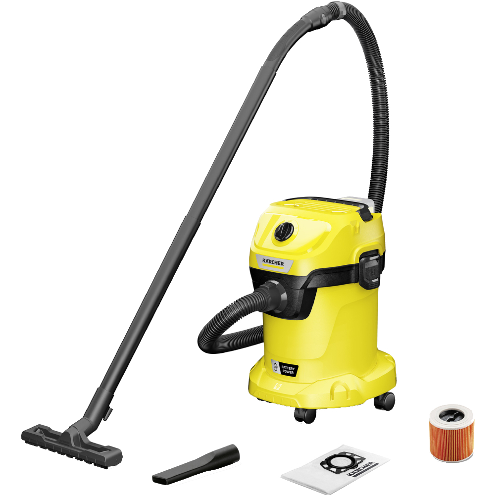 Пилосос KARCHER WD 3-18 V-17/20 (1.628-550.0) Тип акумуляторний