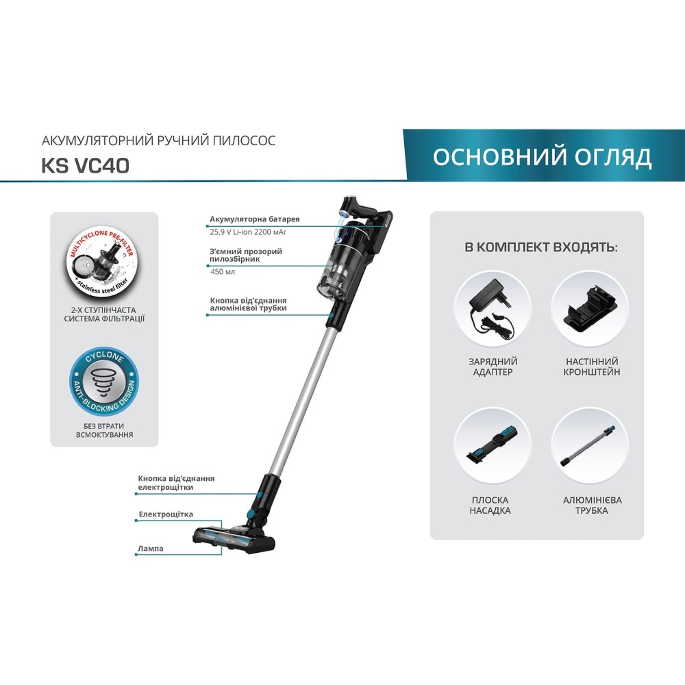 Покупка Пилосос KONNER&SOHNEN KS VC40