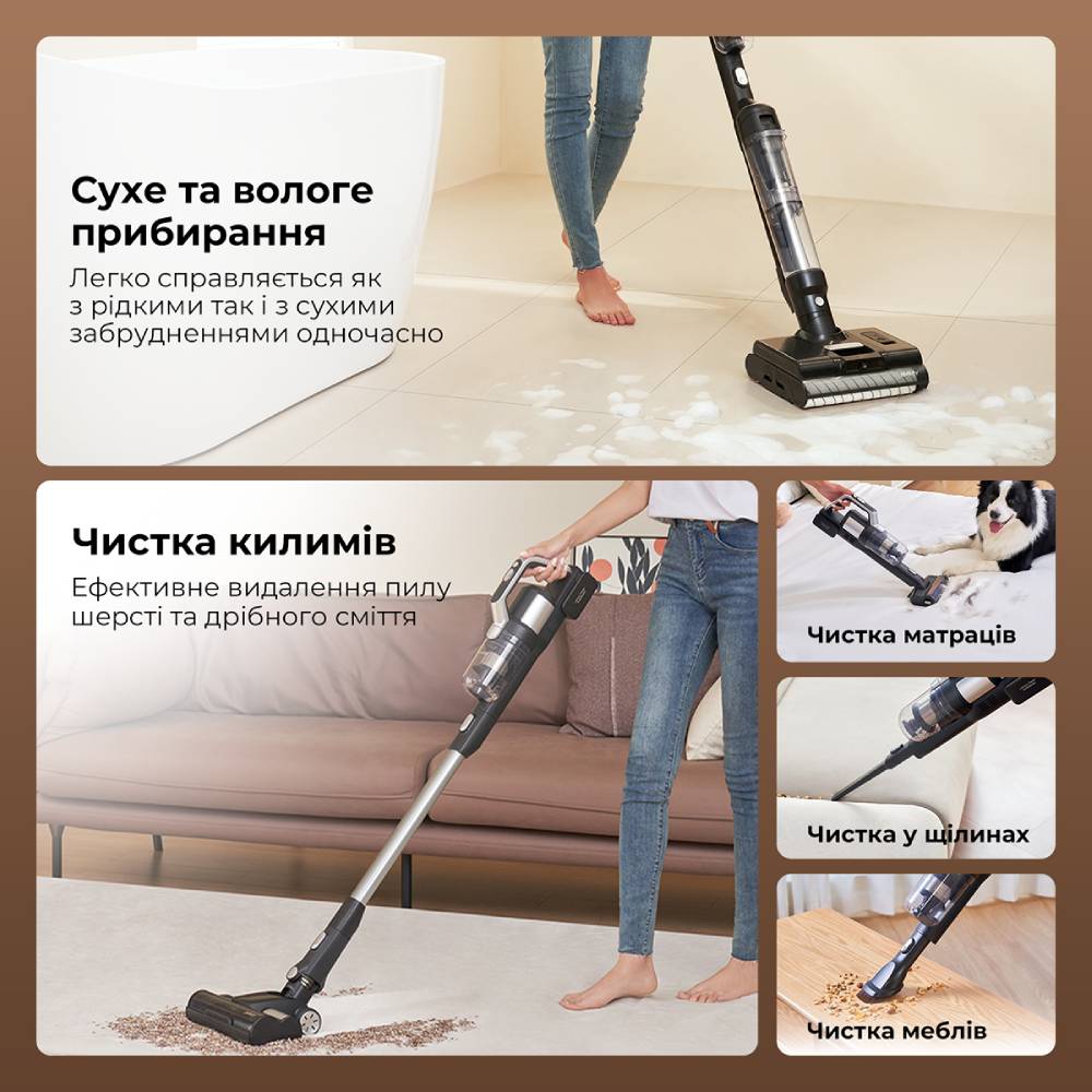 Изображение Беспроводной моющий пылесос Jimmy PW11 PRO MAX 4 в 1