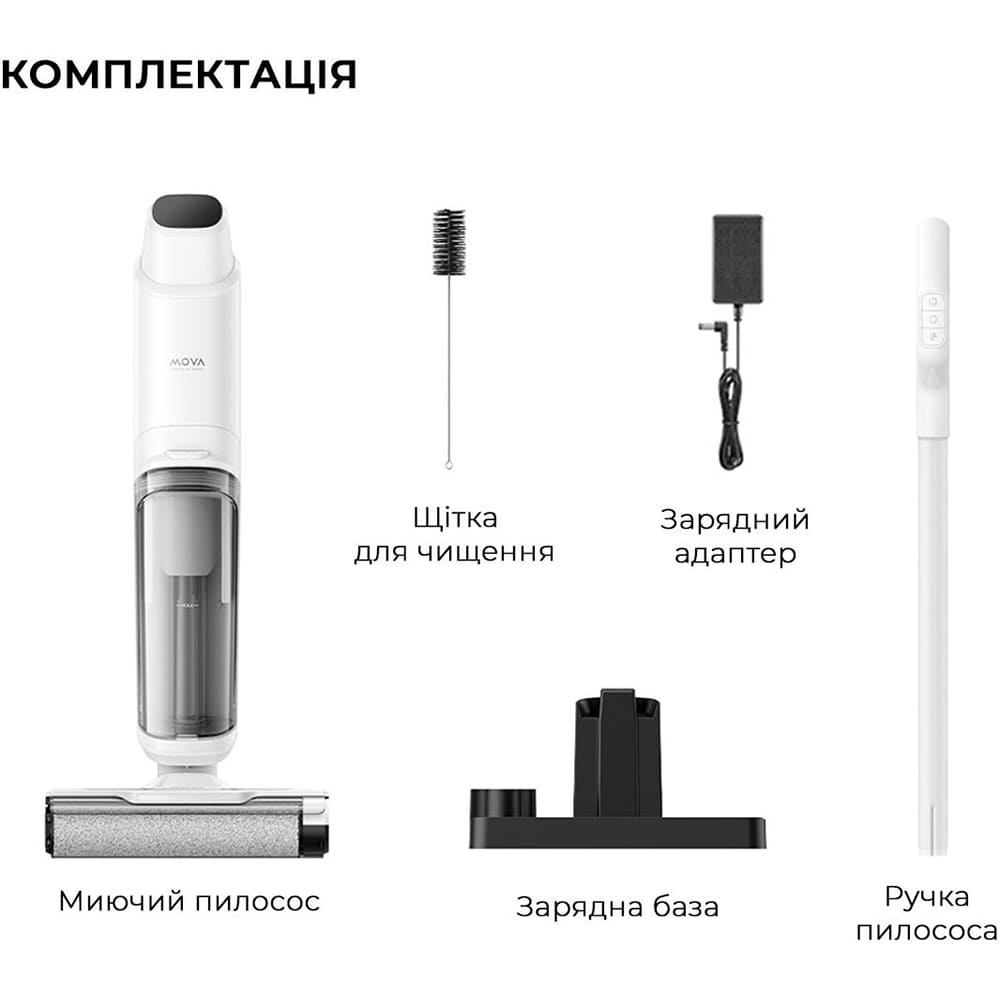 Пылесос MOVA Wet and Dry Vacuum K10 White (BVC-T8A) Тип ручной