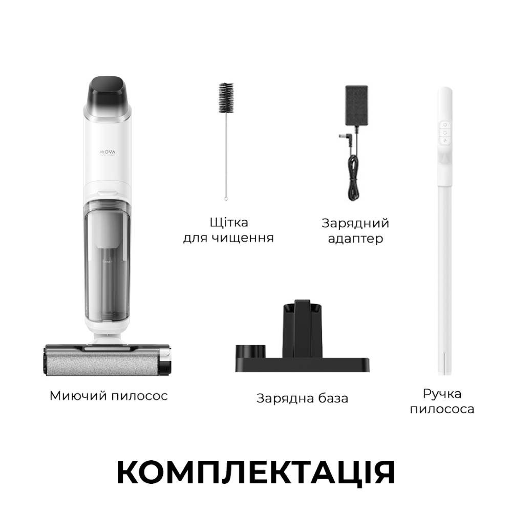 В Фокстрот Пылесос MOVA Wet and Dry Vacuum K10 Pro White (BVC-T8)