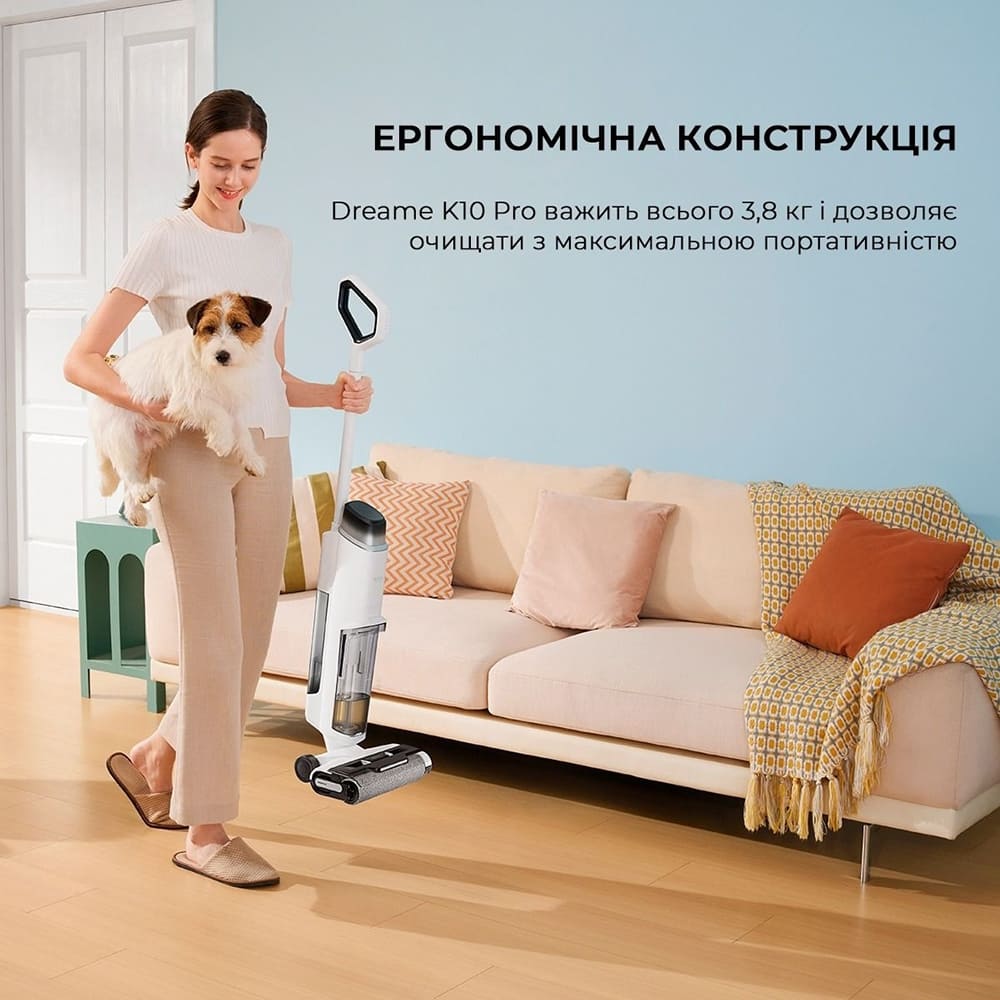 Пилосос MOVA Wet and Dry Vacuum K10 Pro White (BVC-T8) Тип тихий