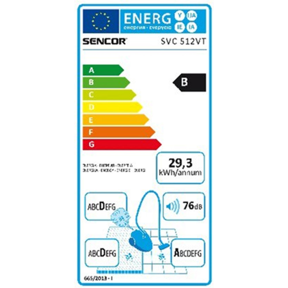 Пылесос SENCOR Allegro SVC512VT-EUE2 purple gray Пылесборник без мешка