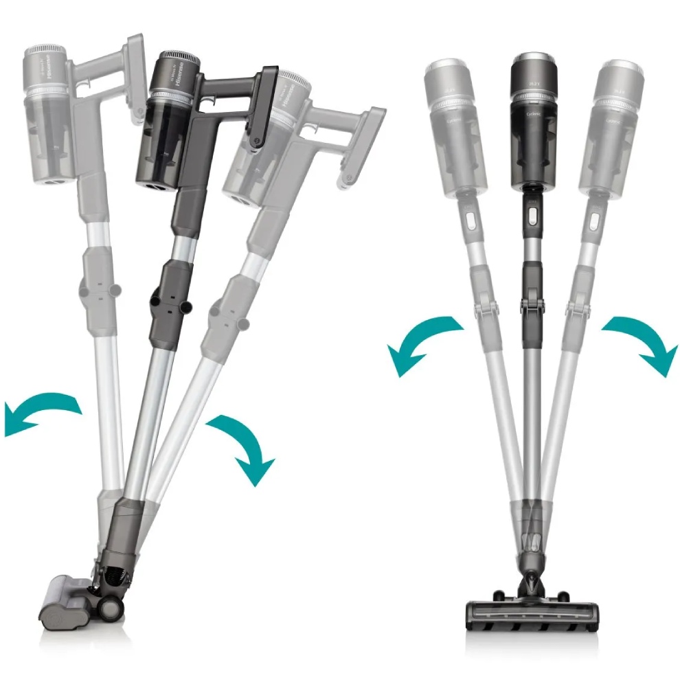 Зовнішній вигляд Пилосос HISENSE HVC6134BK (743124)