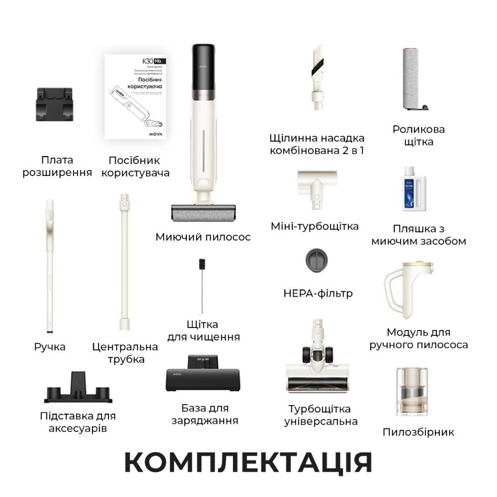 Фото 14 Пилосос Mova K30 Mix (HMV24A)