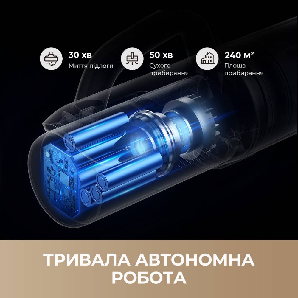 Пилосос Mova K30 Mix (HMV24A) Тип акумуляторний