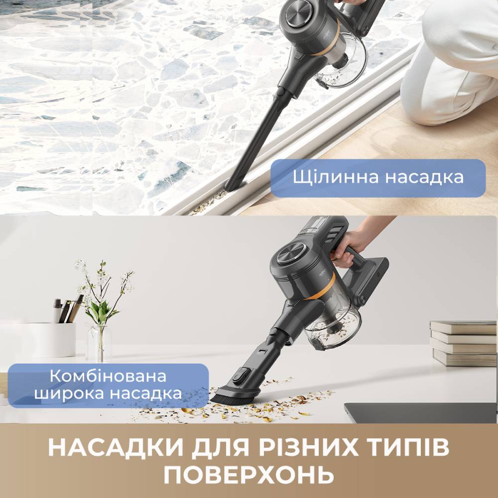 Пилосос MOVA J20 (VJ11A) Тип прибирання сухе