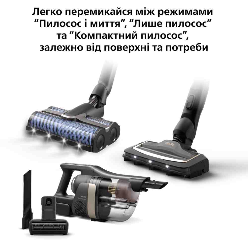 Пылесос PHILIPS AquaTrio XW9463/10 Тип вертикальный