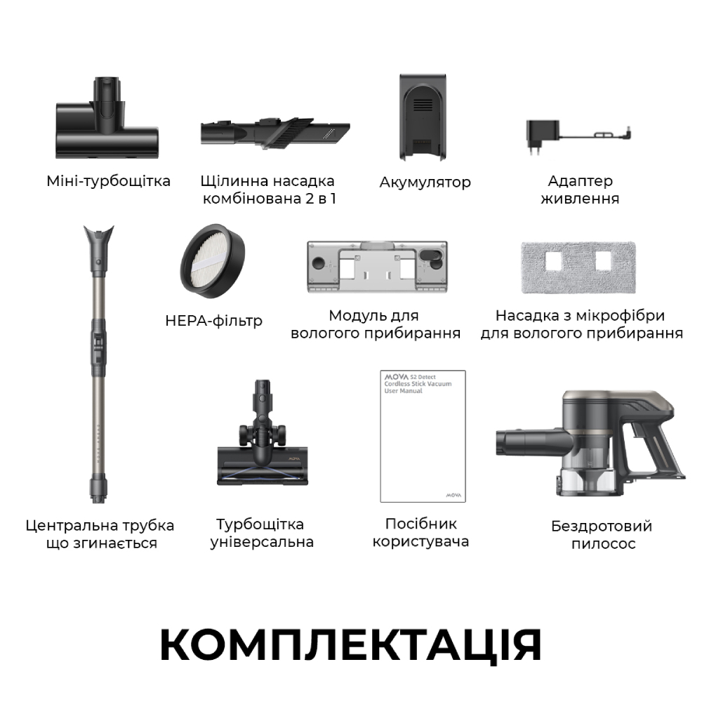 Пылесос MOVA S2 Detect В Украине Пылесос MOVA S2 Detect