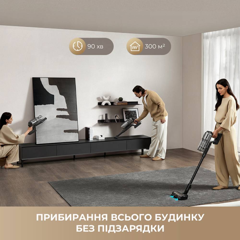 Пилосос DREAME Z30 Aqua Cycle (VZV77B) Тип акумуляторний