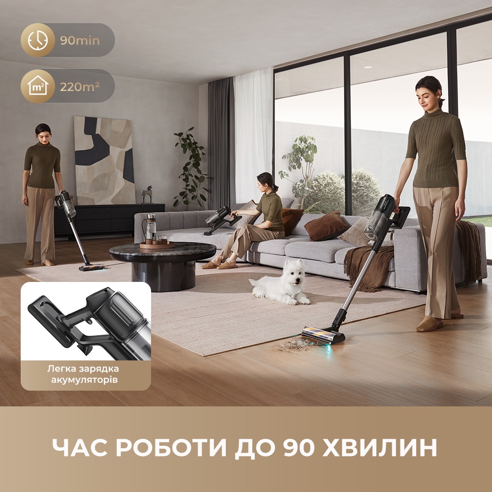 Пилосос DREAME R20 Ultra (VRV57F-1) Пилосос DREAME R20 Ultra (VRV57F-1) Тип акумуляторний