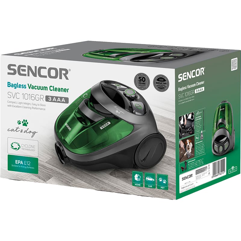 Фото Пилосос SENCOR SVC 1016GR