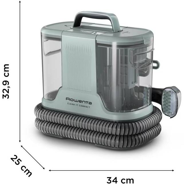 Моющий пылесос-пятновыводитель Rowenta Clean It Compact IN3020F0 Пылесборник без мешка