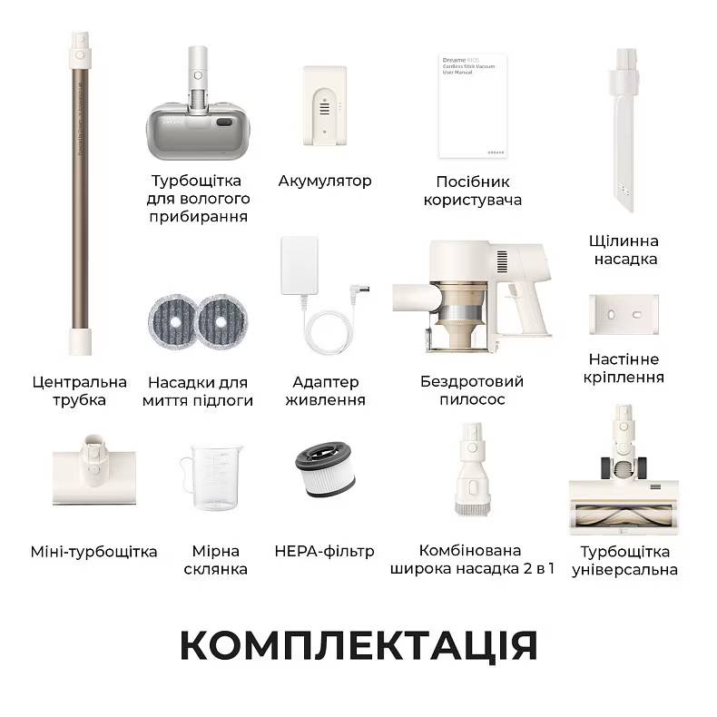 Зображення Пилосос DREAME R10s Aqua