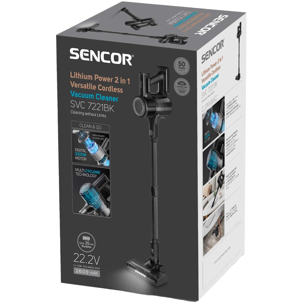 Заказать Пылесос SENCOR SVC 7221BK