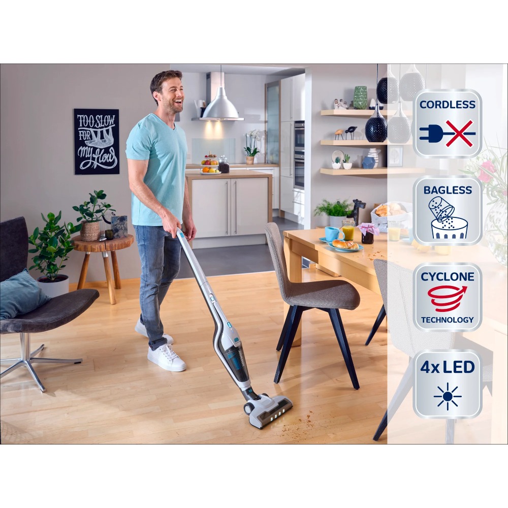 Внешний вид Пылесос LEIFHEIT Rotaro PowerVac 2 в 1 16V (11927)