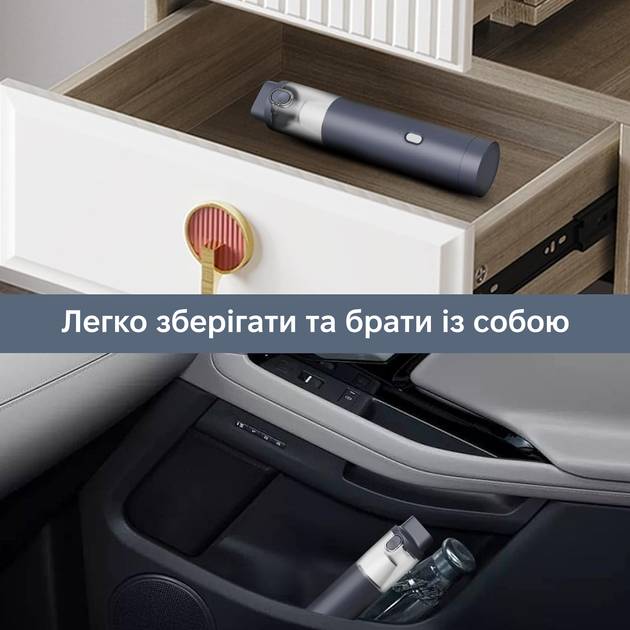 Пилосос XIAOMI Lydsto H1 Black Пилозбірник контейнер (без циклону)