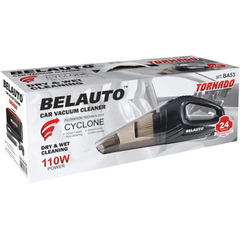 Пылесос автомобильный БЕЛАВТО Торнадо Black (BA53B) Мощность потребляемая 110