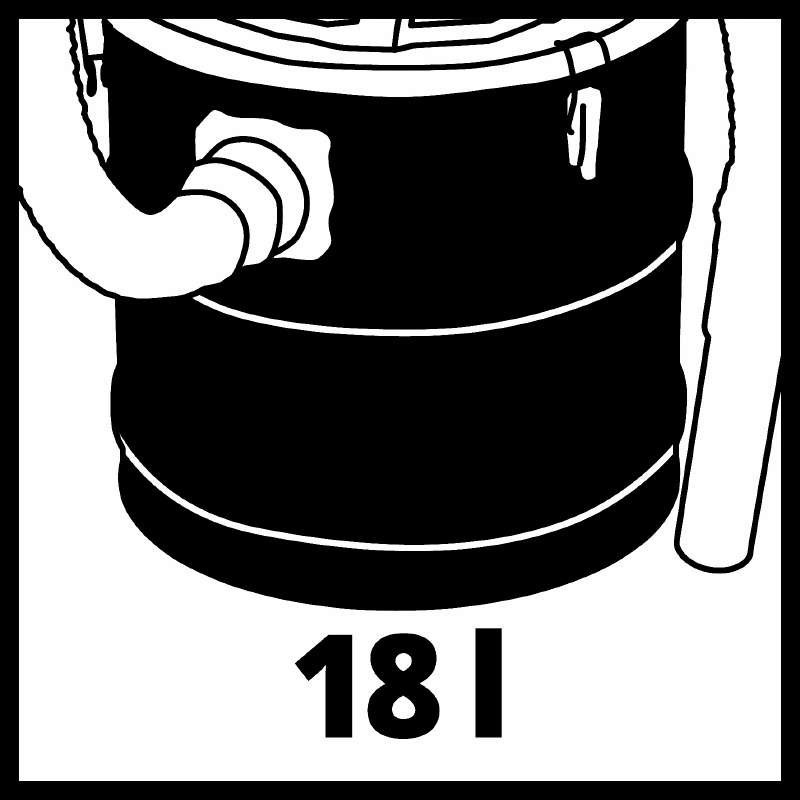 Фото 14 Пилосос для збору золи EINHELL TC-AV 1830 D (2351662)