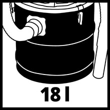 Пилосос для збору золи EINHELL TC-AV 1830 D (2351662)